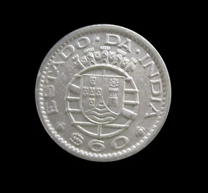 PORTUGUESE INDIA 60 CENTAVOS 1959 KM 32 #820# - Picture 1 of 2