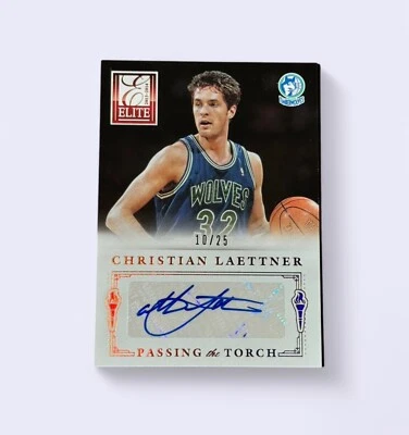 Christian Laettner/Gerald Henderson 2013-14 Dual Auto #8 Panini Elite /25 - Image 1 of 2