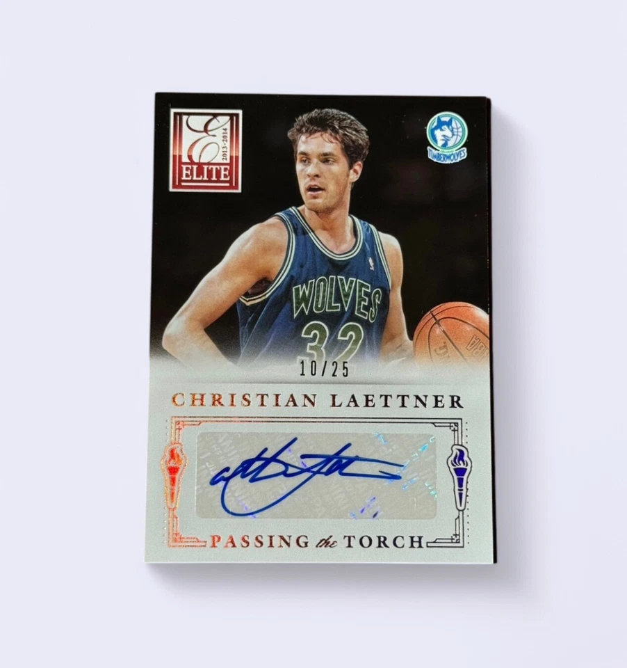 Christian Laettner/Gerald Henderson 2013-14 Dual Auto #8 Panini Elite /25 - Image 1 of 2