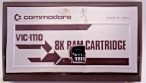 COMMODORE VC-20 / VIC-20 -- 8K RAM CARTRIDGE (COMMODORE VIC-1110) - Picture 1 of 5