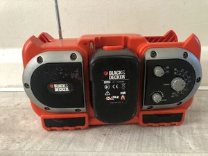 Black & Decker R143F2 Cordless 14.4V Site Radio AM/FM +Battery In Working Order - Picture 1 of 12