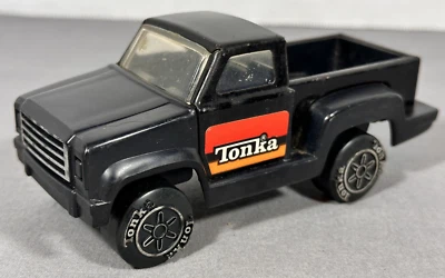 Camioneta pickup vintage Tonka Stepside 1979 negra naranja Foto 1 de 4