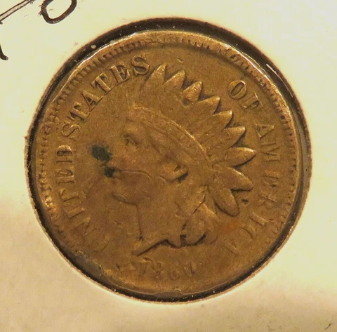 1860 Indian Head Cent Love Token-Nice! Cover