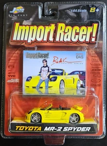Jada Import Racer Toyota MR-2 Spyder 1/64 Collector#045 NIP HTF - Picture 1 of 2