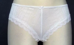 LOU Blanco Floral Bragas Pantalones Calzoncillos Panty Mezcla de Algodón Suave Boyshorts - Imagen 1 de 7