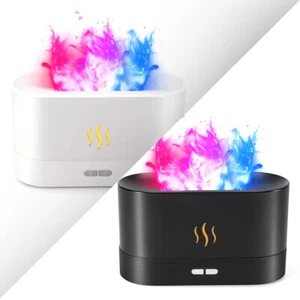 250ml USB Ultrasonic Flame Air Aroma Diffuser Humidifier w/ Auto-Off Protection - Picture 1 of 21