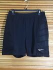 Nike Mens Size Large Black Padded Soccer Goalkeeper Shorts CM-642