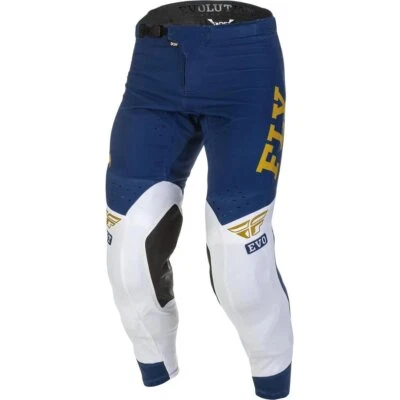Fly Racing Cross Hose Evolution Navy/Weiß/Gold - Bild 1 von 4