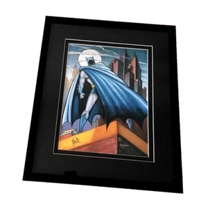 BATMAN & ME LITHO BOB KANE, SIGNED FRAMED LIMITED EDITION 2500 W.B. C.O.A. - Picture 1 of 3