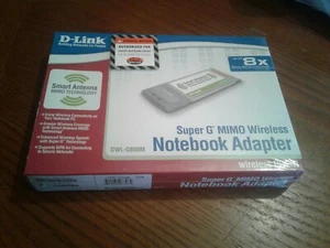 D-Link DWL-G650M Super G MIMO Wireless Notebook Adapter PRE-N Factory Sealed - Picture 1 of 2