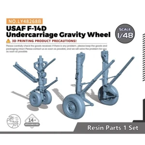 Rueda de gravedad del tren de rodaje Yao's Studio 1/48 piezas de actualización modelo USAF F-14D - Imagen 1 de 2