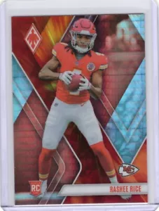 2023 Panini Phoenix Fire Burst #112 Rashee Rice RC Chiefs 003/340 - Picture 1 of 2