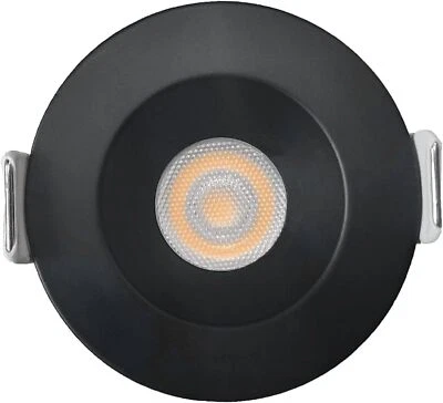 2" LED Round Luminaire, Ceiling Light Fixture, 5 CCT 1055LM, Black, Dimmable - Image 1 of 4