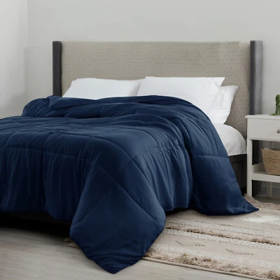 Down Alternative Comforter Reversible Microfiber Soft Duvet Insert All Seasons - Image 1 of 4