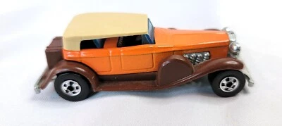 De colección 1976 Hot Wheels 31 DOOZIE DUESENBERG Mattel Hong Kong naranja y marrón Foto 1 de 4