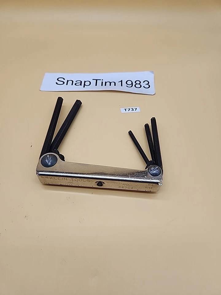 Klein  Tool No-68702. Folding Hex Wrench Set - Image 1 of 4