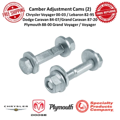 Par de levas de rango de ajuste SPC Camber +/- 2,5 grados para Grand Caravan, Voyager Foto 1 de 4