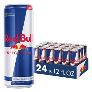 Red Bull Energy Drink with 114mg Caffeine plus Taurine & B Vitamins, 12 Fl Oz, P - Picture 1 of 10