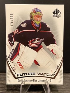 2021-22 UD SP Authentic DANIIL TARASOV #197 Future Watch RC /999 - Blue Jackets