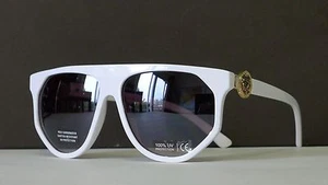 Retro Vintage Flat Top Oversized Aviator Womens Designer Sunglasses - Picture 1 of 8