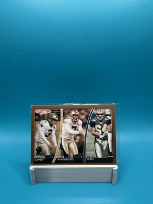 2007 Total 1st Edition John Carney Steve Weatherford Michael Lewis Rookie Saints - Image 1 of 2