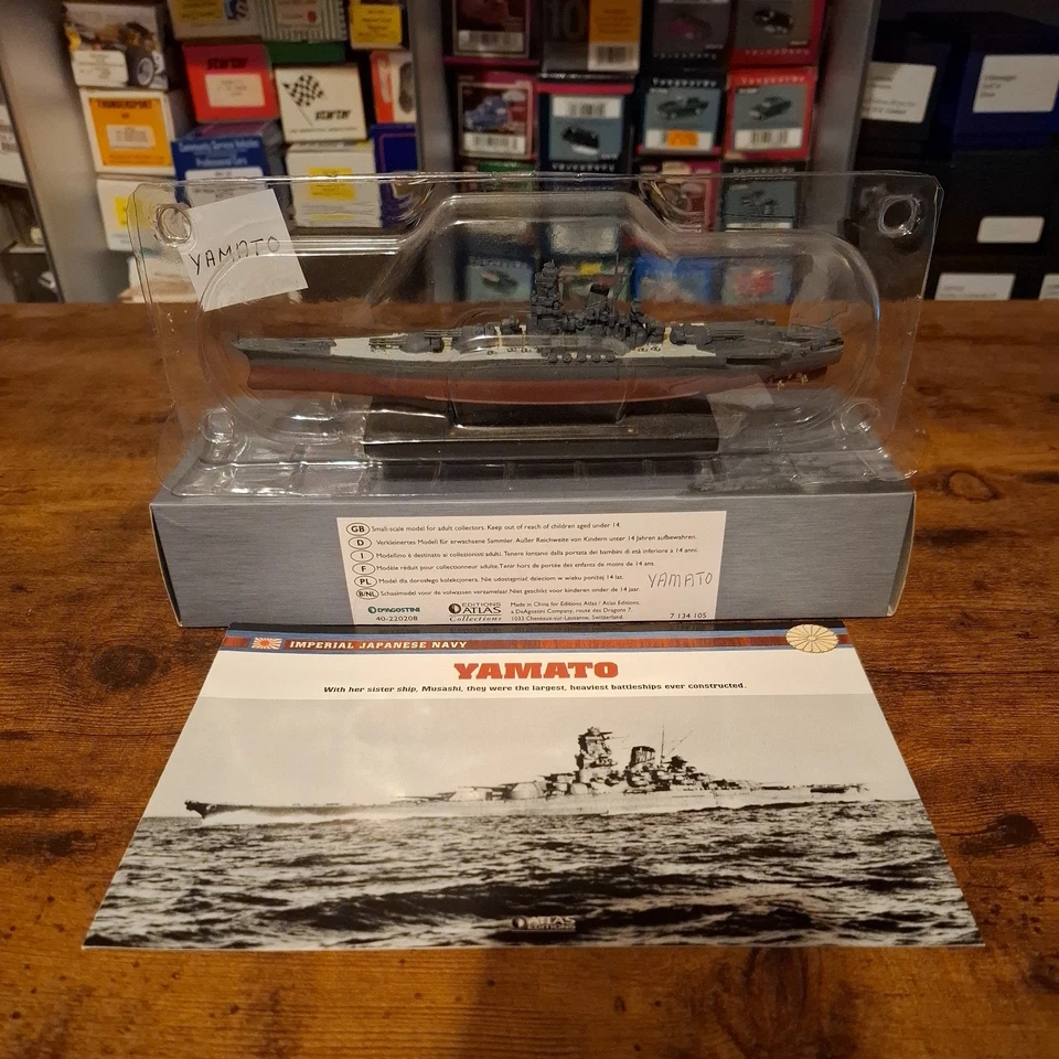 DeAgostini Atlas Editions Legendary Warships Battleship IJN Yamato Unboxed