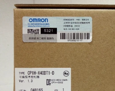 CP1H-X40DT1-D NEW OMRON CP1HX40DT1D PLC Processor Module - Image 1 of 3