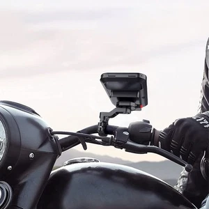 All Weather Motorcycle Phone Holder with Secure Wireless Charging Mechanism - Afbeelding 1 van 9