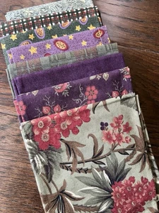 MODA Rites Of Spring Brannock & Patek, Pat Sloan - 8 Fat Quarter Stoffe Vintage - Bild 1 von 9