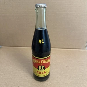 Botella de vidrio de soda de cola RC ROYAL CROWN 10 OZ sellada/sin abrir Ciudad de Panamá, FL - Imagen 1 de 24