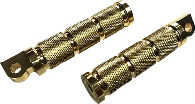 HD Bronze Retro Driver Rider Footpeg Pair Harley Heritage Springer 97-07 Foto 1 de 3