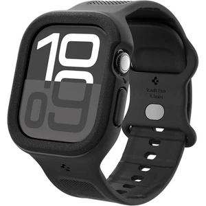 Etui z bransoletką do smartwatcha 10 46 mm, Spigen Vault Pro, czarne - Zdjęcie 1 z 16