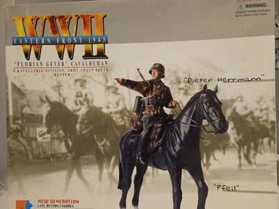 Dragon 1/6 WWII Cavalryman Dieter Herrmann & Pfeil Figures Eastern Front 2006 Ed - Image 1 of 4