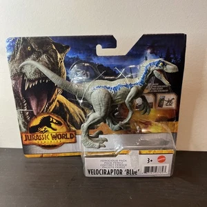 Figura de dinosaurio azul Velociraptor Velociraptor de 7" Mattel Jurassic World Dominion - Imagen 1 de 5