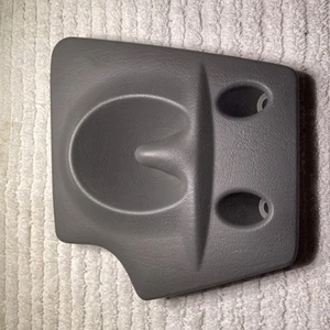 1999-2004 Ford F250 F350 Dash Hat Hook / Ash Tray Delete Panel. OEM. Gray - Picture 1 of 5
