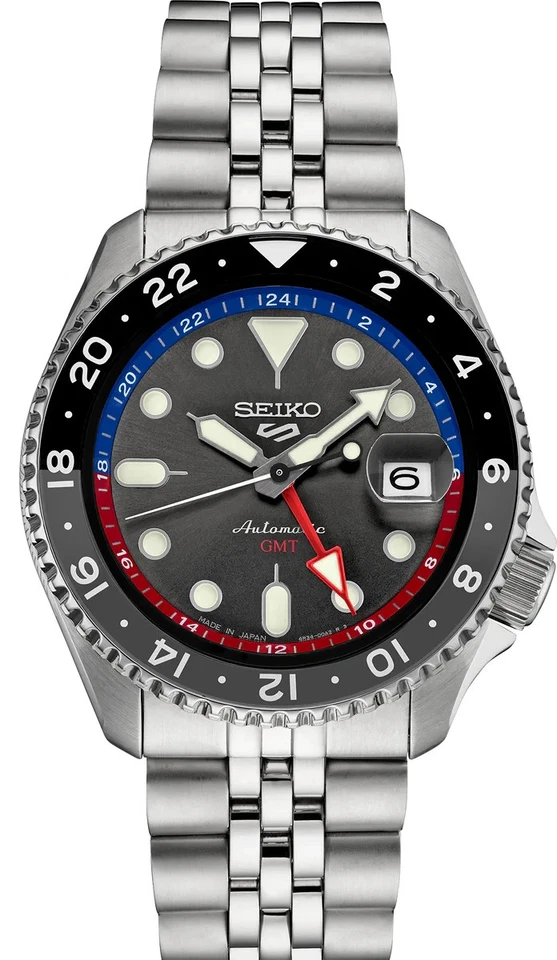 Reloj Seiko 5 Sports SKX GMT EE. UU. Creación Especial SSK019 Nuevo En Caja Foto 1 de 1