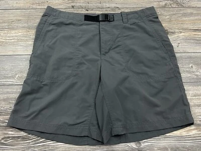 Columbia Women's GRT Omni Dry Shorts Grey Nylon Belted Outdoor Hiking Size 6 - Image 1 of 4