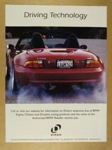 Dinan ISR 3 BMW M Roadster 2000 anuncio impreso vintage - Imagen 1 de 1