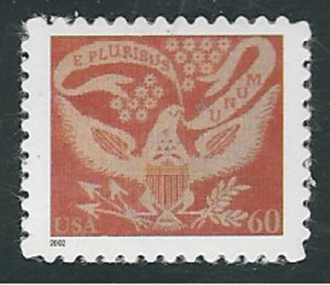 Scott #3646...60 Cent...Eagle... 2 Stamps  - Image 1 of 1