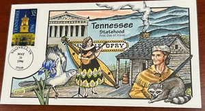 #3070 Tennessee Statehood  Hand-painted FDC  Perfect!!! - Picture 1 of 1