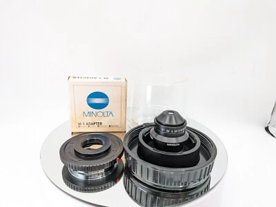 Minolta 12.5mm 1:2 Micro Bellows Lens and Minolta M-1 Adapter - Image 1 of 4