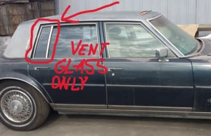 76 77 78 79 Cadillac Seville RIGHT REAR VENT GLASS SIDE USED ORIGINAL OEM - Foto 1 di 19
