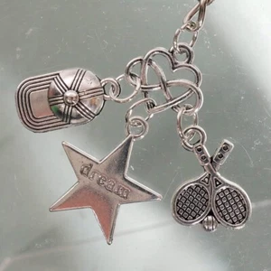 Accesorio dije de joyería de tenis con estrella de ensueño - Imagen 1 de 3