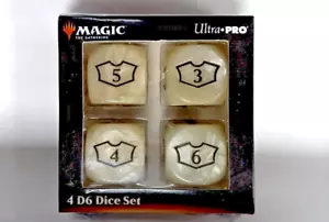 Deluxe D6 Loyalty Dice Set (4ct) Plains White - Picture 1 of 1