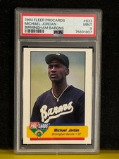 1994 Fleer ProCards #633 Michael Jordan Birmingham Barons PSA 9 MINT! Rookie RC!
