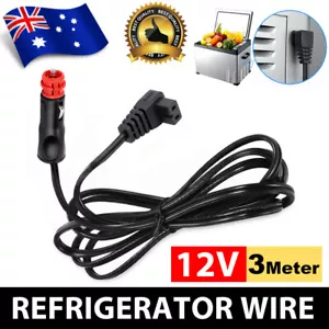 12V Fridge Cable 3.0M For Engel Power Cord Lead Merits Cigarette Lighter Plug - Picture 1 of 12