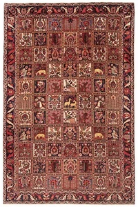 Bakhtiar Tissé à la Main Tapis de Perse 310x204 cm-Nomadic,Orient,Tapis,,Rouge - Picture 1 of 12