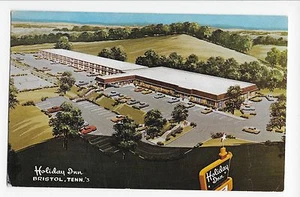 Bristol Tennessee Holiday Inn Billy Budd Restaurant Aerial View Vintage Postcard - Picture 1 of 2