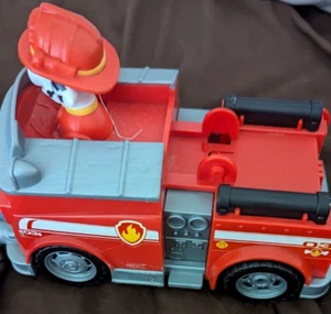 Paw Patrol Marshall’s Transforming Fire Truck with Pop-out Water Cannons, for - Picture 1 of 2