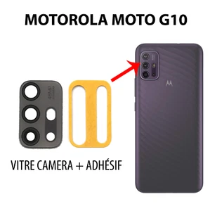 Vitre arrière caméra pour MOTOROLA MOTO G10 lentille appareil photo lens - GRIS - Photo 1 sur 1